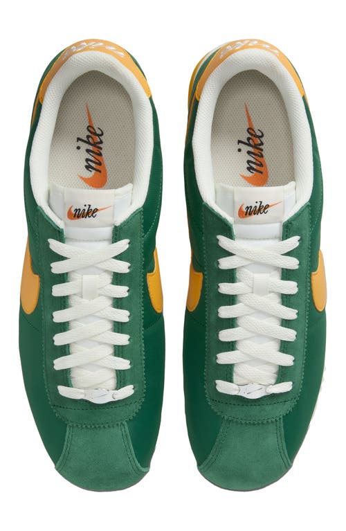 Shop Nike Cortez Txt Sneaker In Gorge Green/yellow Ochre