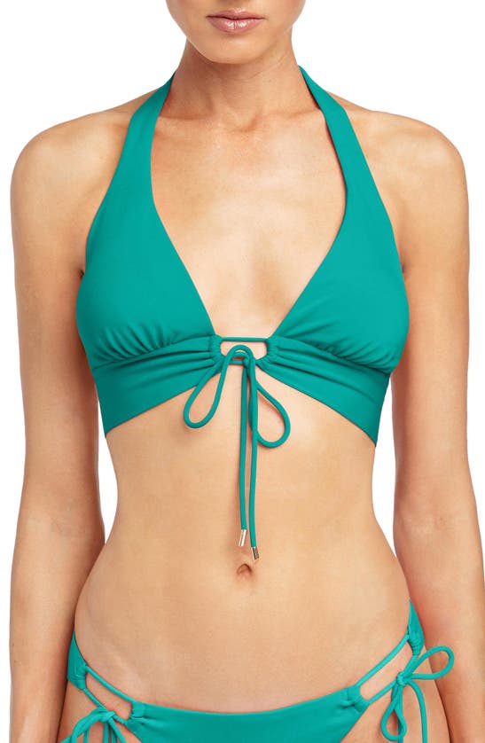 Robin Piccone Aubrey Halter Top In Iceberg