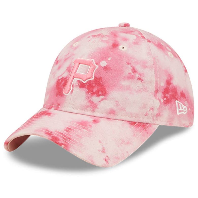 NEW ERA GIRLS YOUTH NEW ERA PINK PITTSBURGH PIRATES 2022 MOTHER'S DAY 9TWENTY ADJUSTABLE HAT