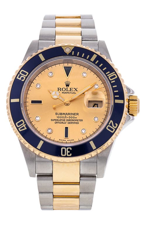 Watchfinder & Co. Rolex  Submariner Bracelet Watch, 40mm In Gold