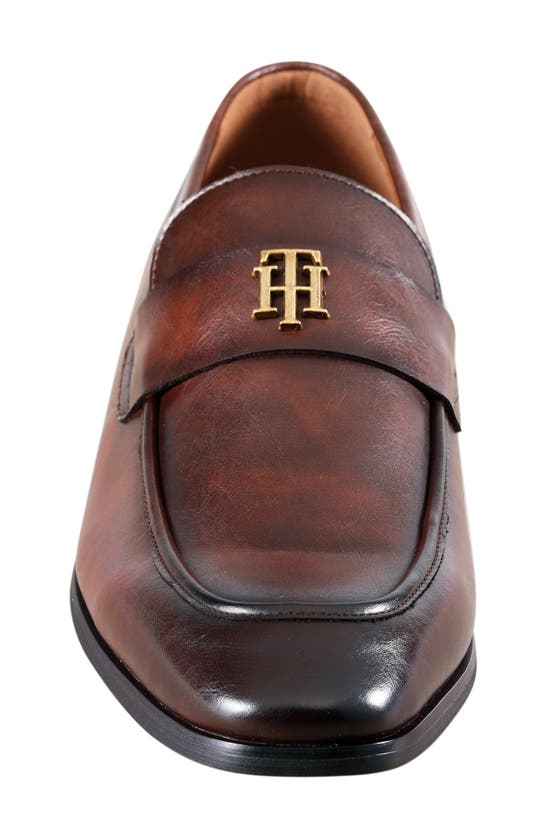 Tommy Hilfiger Sawlin Loafer In Dark Brown