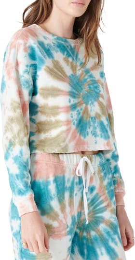 Lucky Brand Men's Tie-Dye Thermal Hoodie, Multi, Large at