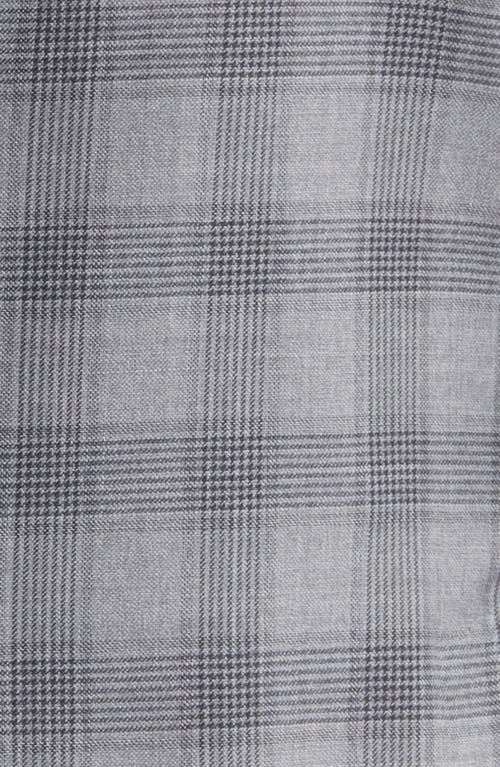 Shop Hugo Boss Boss Hutson Glen Plaid Virgin Wool Sport Coat In Silver