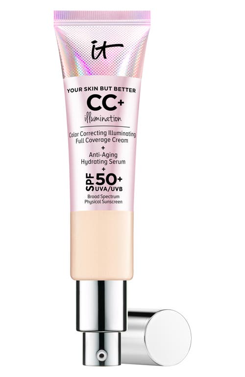 IT Cosmetics CC+ Cream Illumination SPF 50+ Full Coverage Cream Corrector & Serum in Light