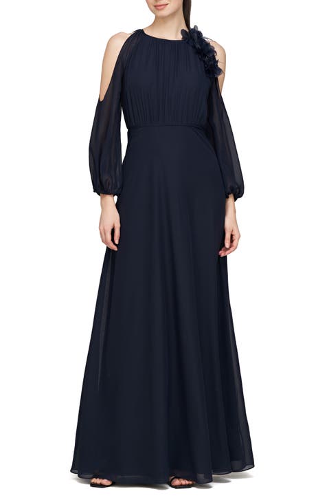 Cold shoulder formal gowns best sale