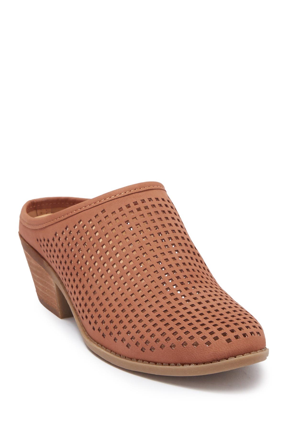 me too zara perforated leather mules