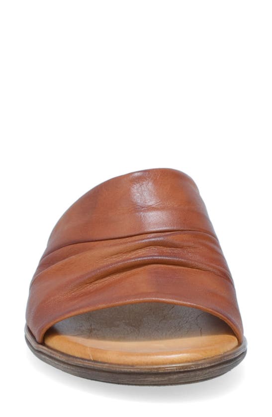 Miz Mooz Aria Slide Sandal In Brandy