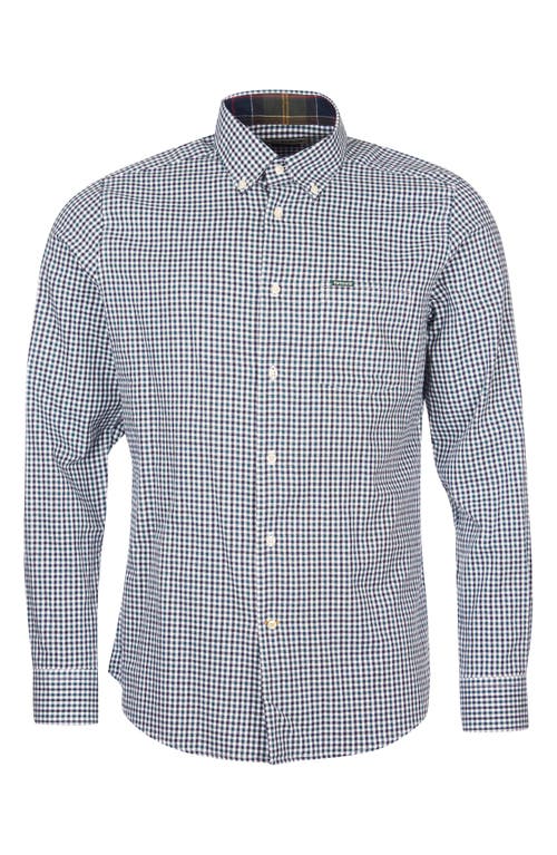 Shop Barbour Padshaw Check Button-down Shirt In Green