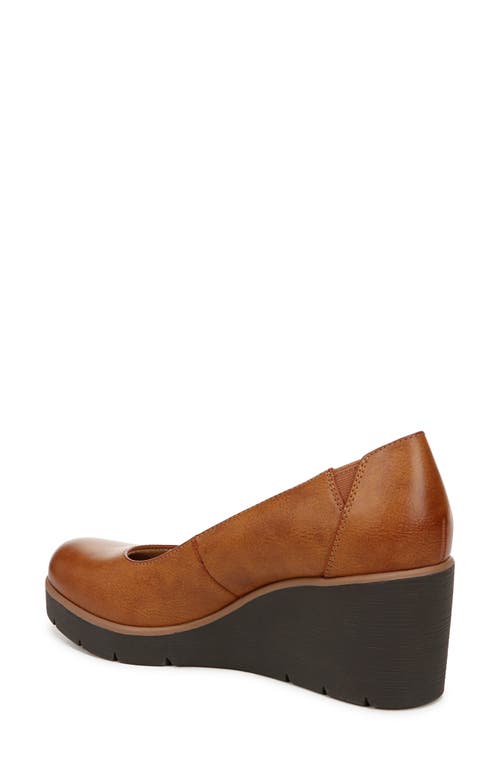 Soul Naturalizer About-time Wedge Pumps In Gingerbread Brown Faux Leather