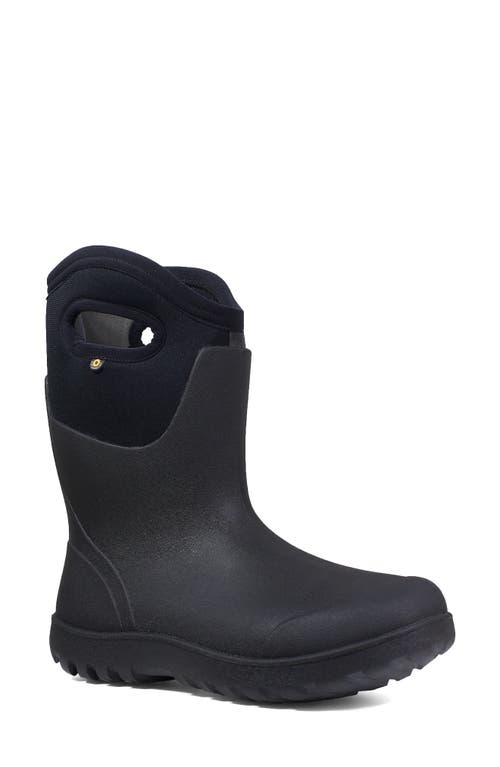Neo Classic Mid Waterproof Rain Boot in Black