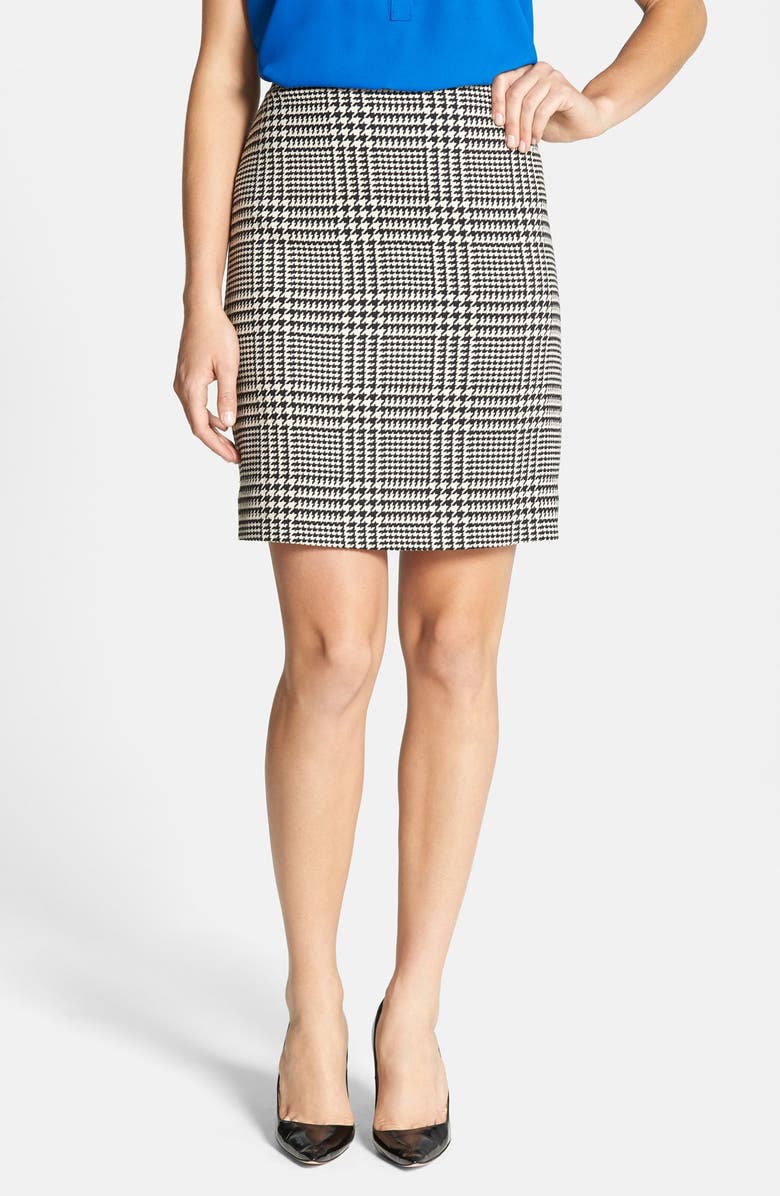 Anne Klein Glen Plaid A-Line Skirt | Nordstrom