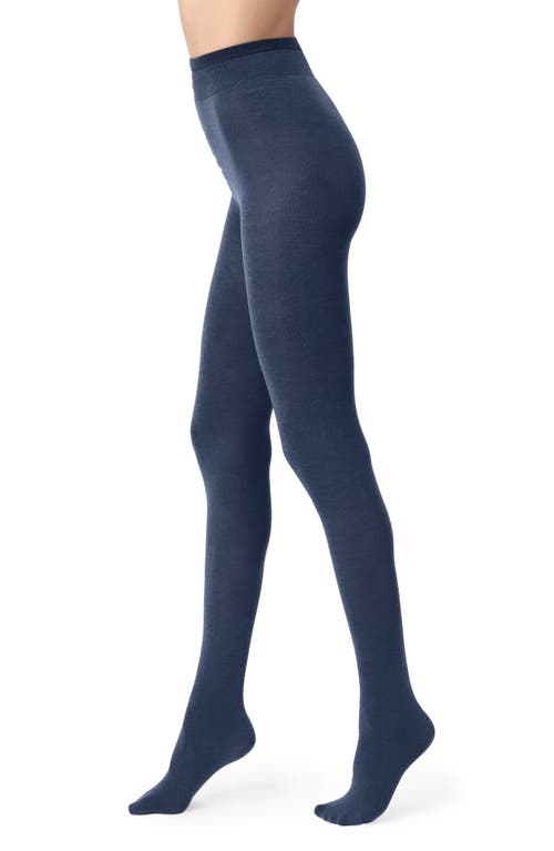 Comfort Touch Tights in Blue Jeans