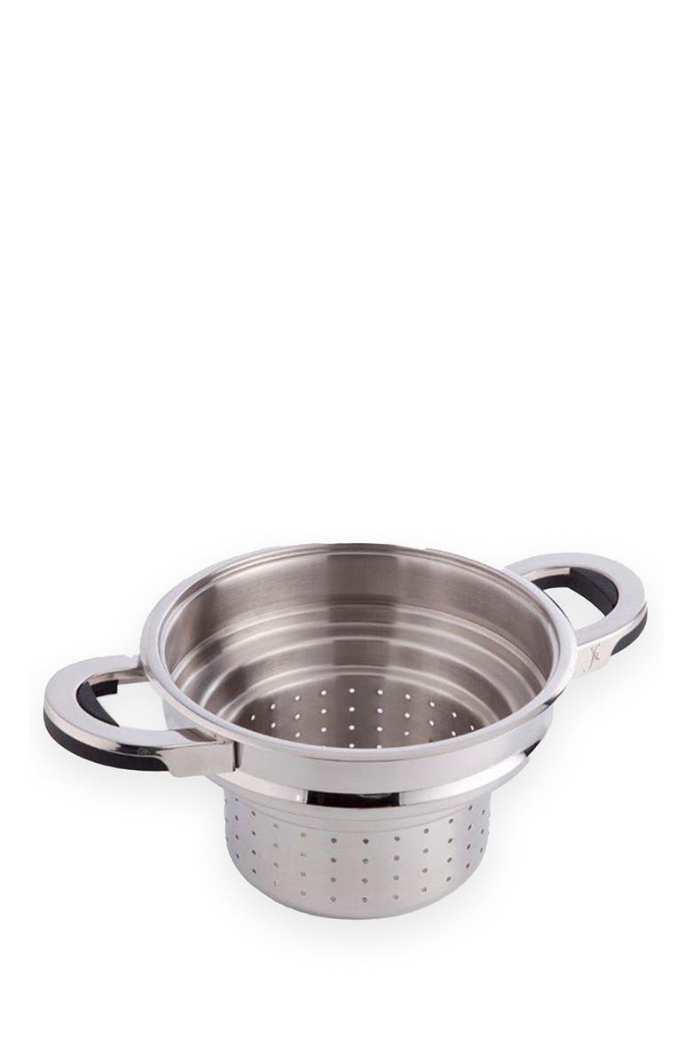 BERGHOFF INTERNATIONAL TFK 10" Pasta Insert, Main, color, SILVER