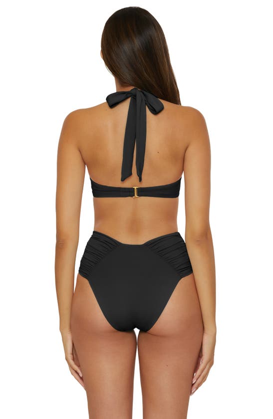 Shop Becca Color Code Underwire Bikini Top In Black