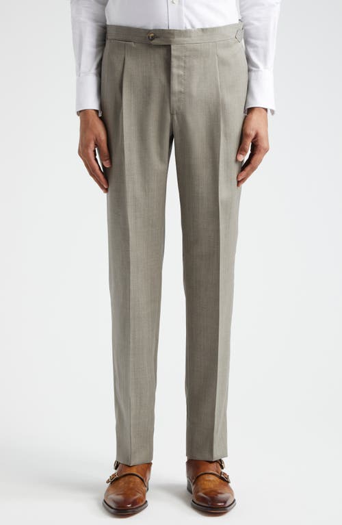 Thom Sweeney Unstructured Wool & Silk Suit Taupe at Nordstrom, Us