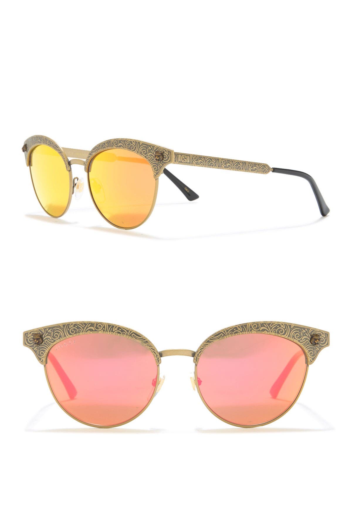 gucci 52mm cat eye sunglasses