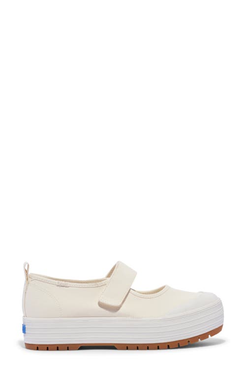Keds Kid Infant Champion Lace Toe Cap T-strap Sneakers In White Canvas