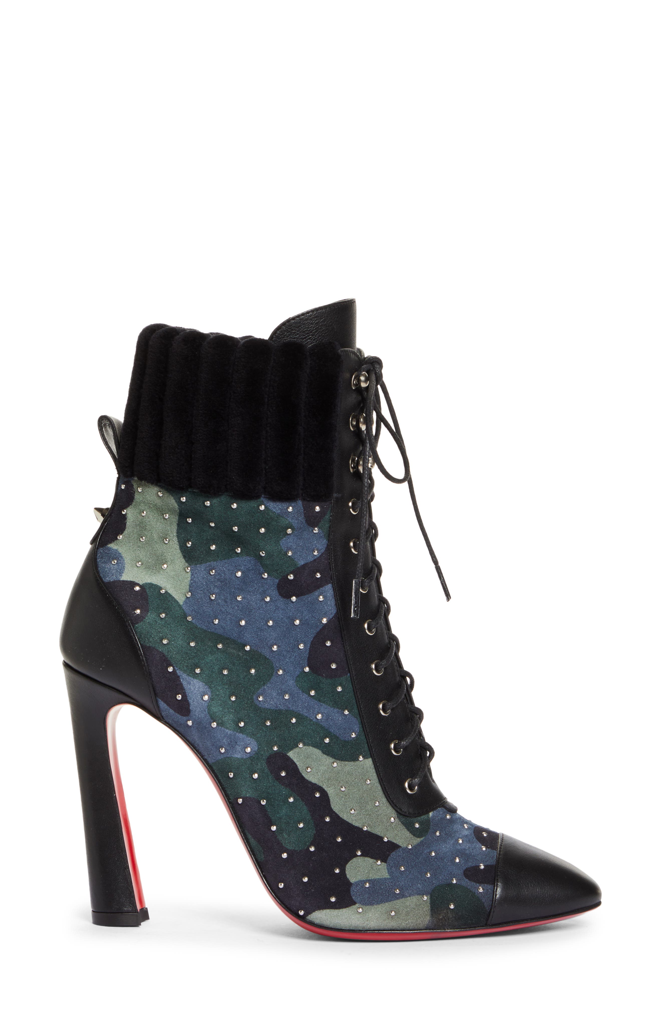 louboutin studded booties