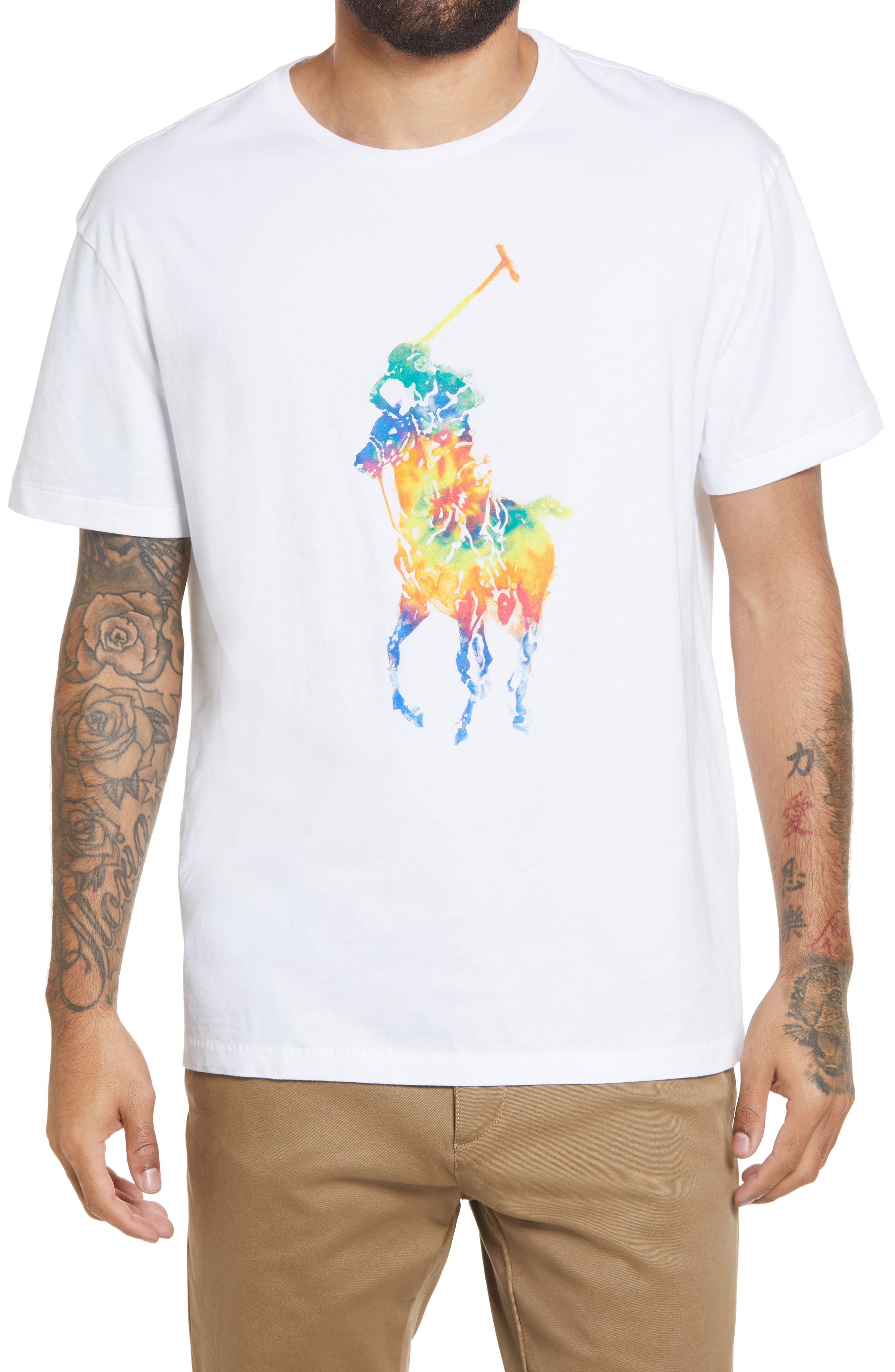Tall Classic-fit Tie-dye Pony T-shirt 