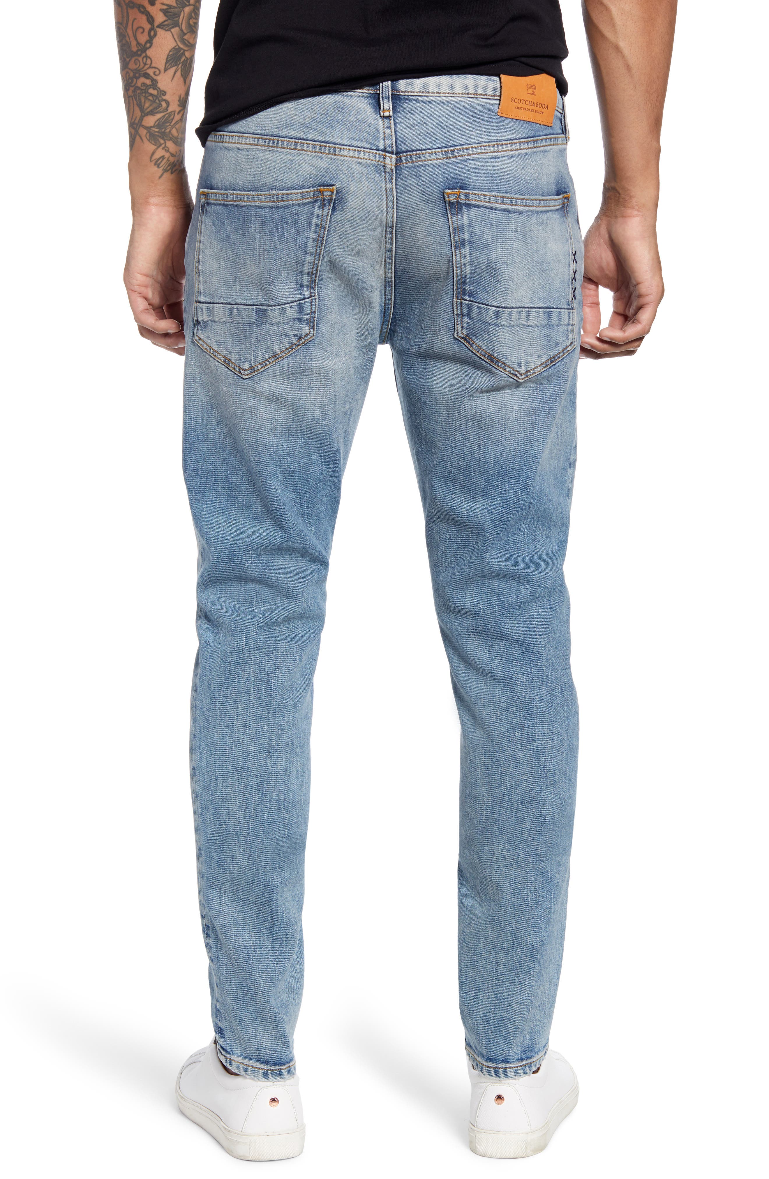 scotch and soda skim amsterdams blauw