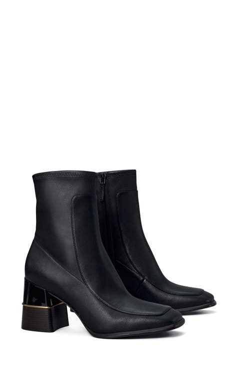 womens black stretch boots | Nordstrom