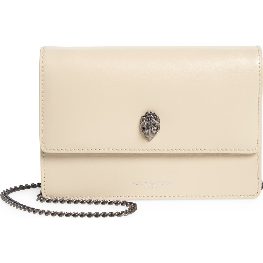 Kurt Geiger Extra Mini Shoreditch Crossbody Bag In Natural