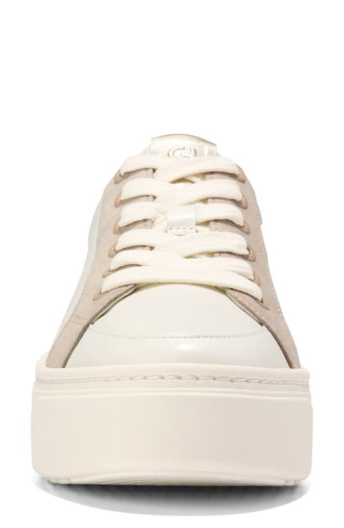 Shop Cole Haan Grandpro Max Platform Sneaker In Ivory/oat