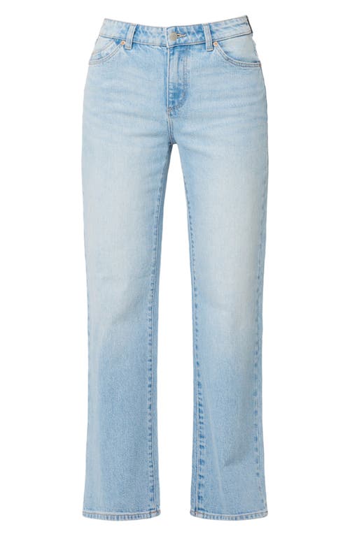 Shop Rolla's Heidi Low Rise Wide Leg Jeans In Sunshine