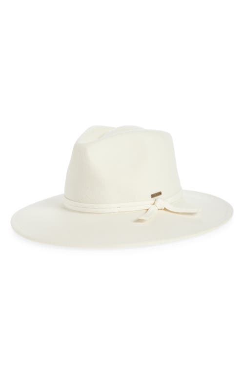 Brixton Joanna Packable Felted Wool In Off White