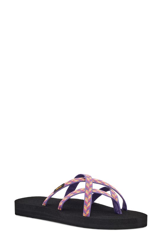 Teva 'olowahu' Sandal In Retro Geometric Pink