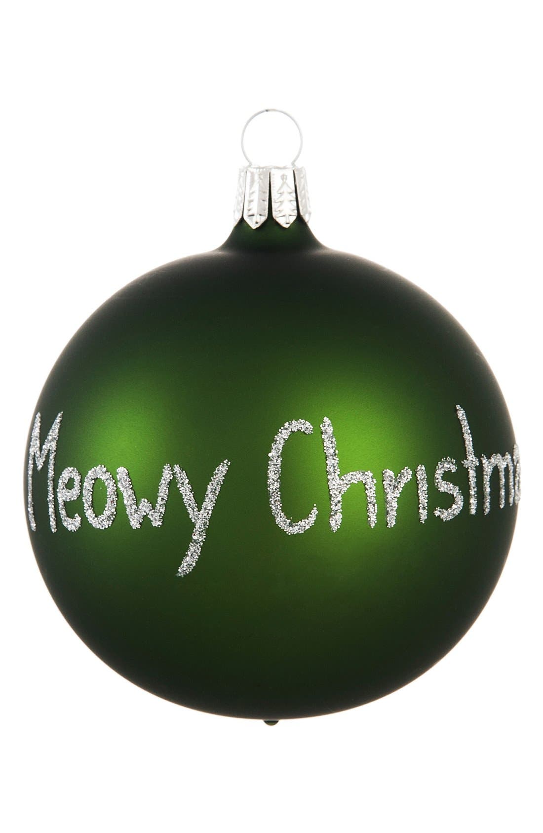 Nordstrom at Home 'Meowy Christmas' Ornament Nordstrom