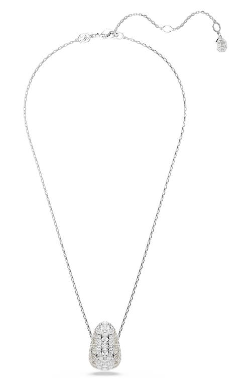Shop Swarovski Sublima Pendant Necklace In Silver