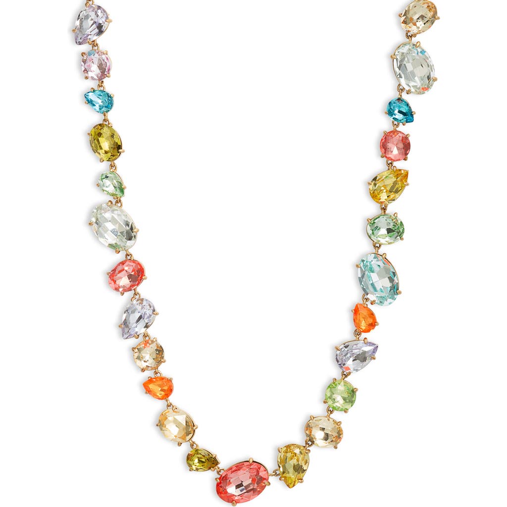Roxanne Assoulin The Mad Merry Marvelous Crystal Necklace In Green