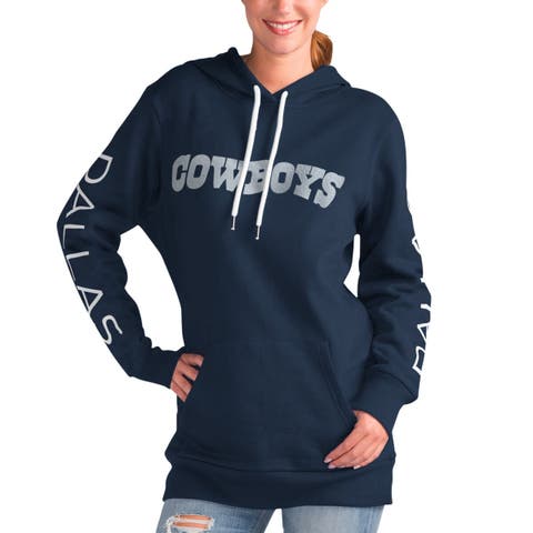 Women's G-III 4Her by Carl Banks Navy Boston Red Sox Script Comfy Cord  Pullover Sweatshirt 