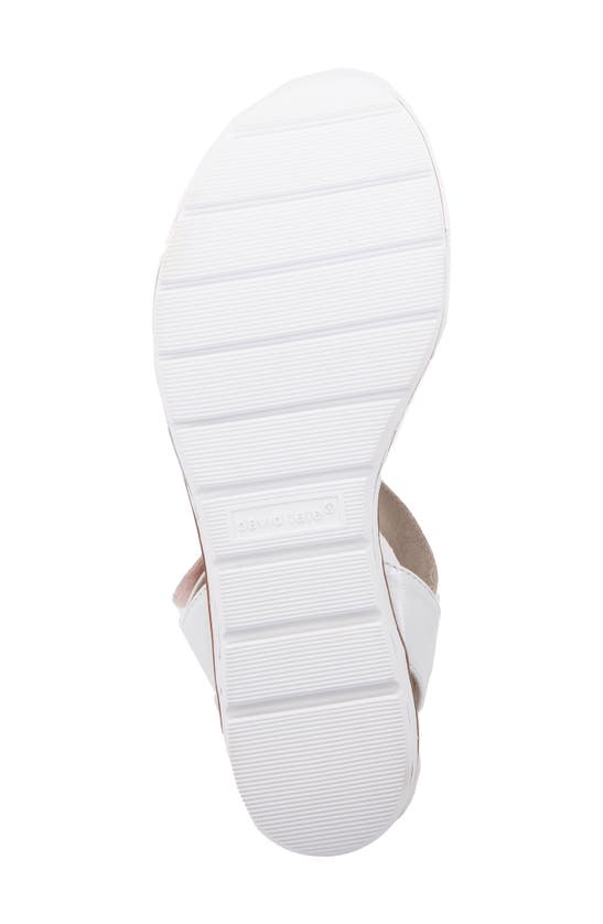 Shop David Tate Scala Slingback Sandal In White