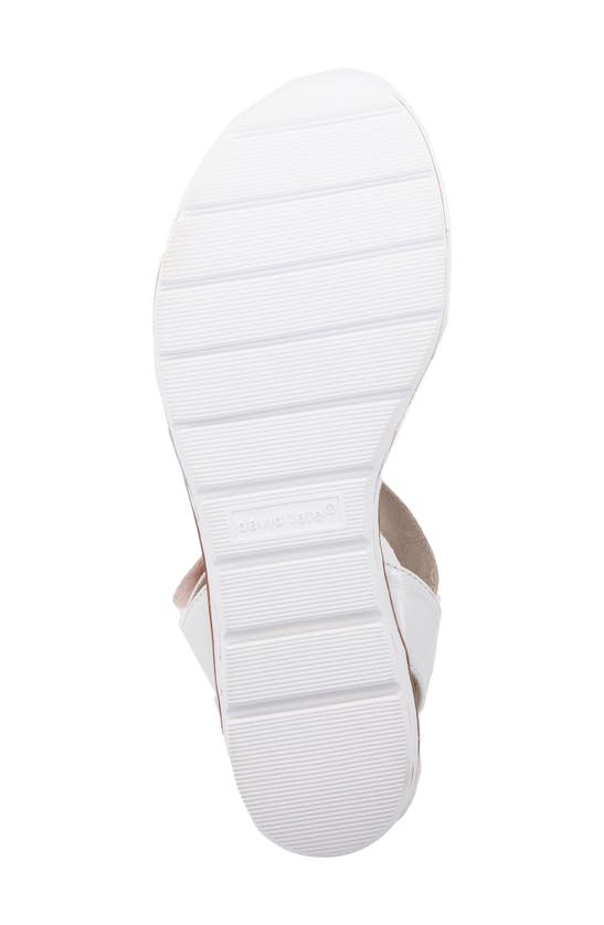 David Tate Scala Slingback Sandal In White