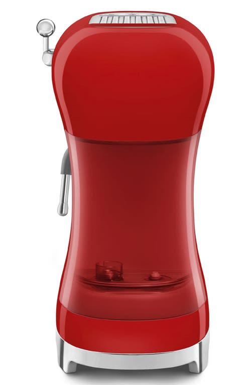 Smeg Manual Espresso Machine In Red
