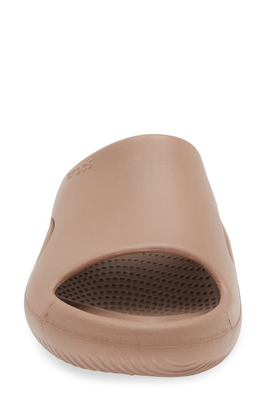 Shop Crocs Mellow Slide Sandal In Latte
