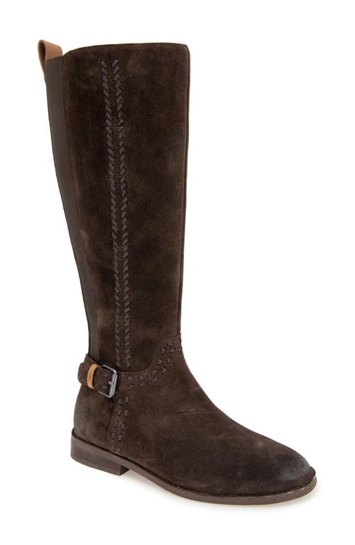 Shop Gentle Souls By Kenneth Cole Elmwood Knee High Boot In Chocolate Suede