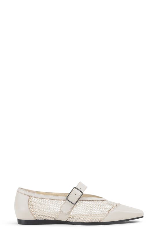 Shop Vagabond Shoemakers Wioletta Mesh Mary Jane Flat In Off White