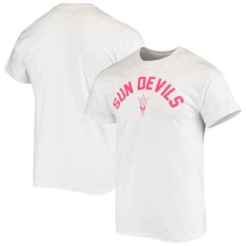 IMAGE ONE Men's White Arizona State Sun Devils Team Name T-Shirt