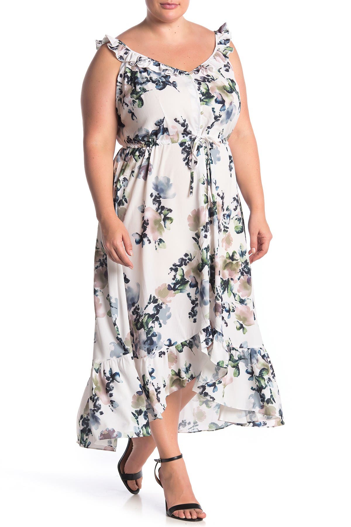 city chic floral maxi dress