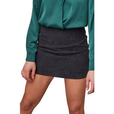 Astr The Label Uma Miniskirt, Black