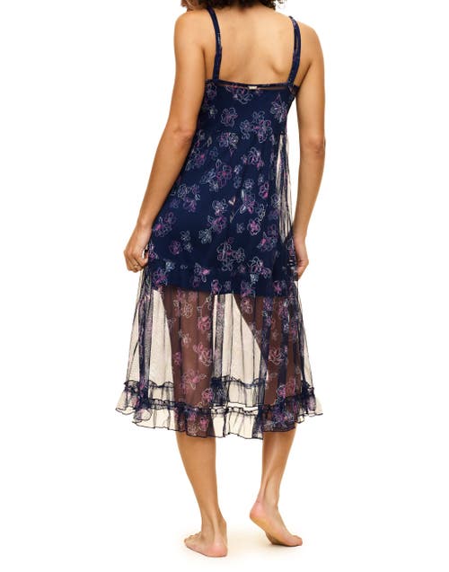Shop Adore Me Kaycee Slip In Floral Blue