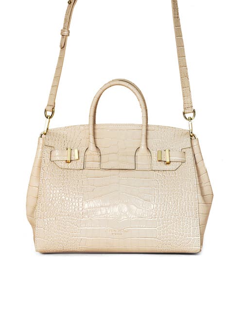 Teddy Blake Gigi Croco Gold 11" In Cream