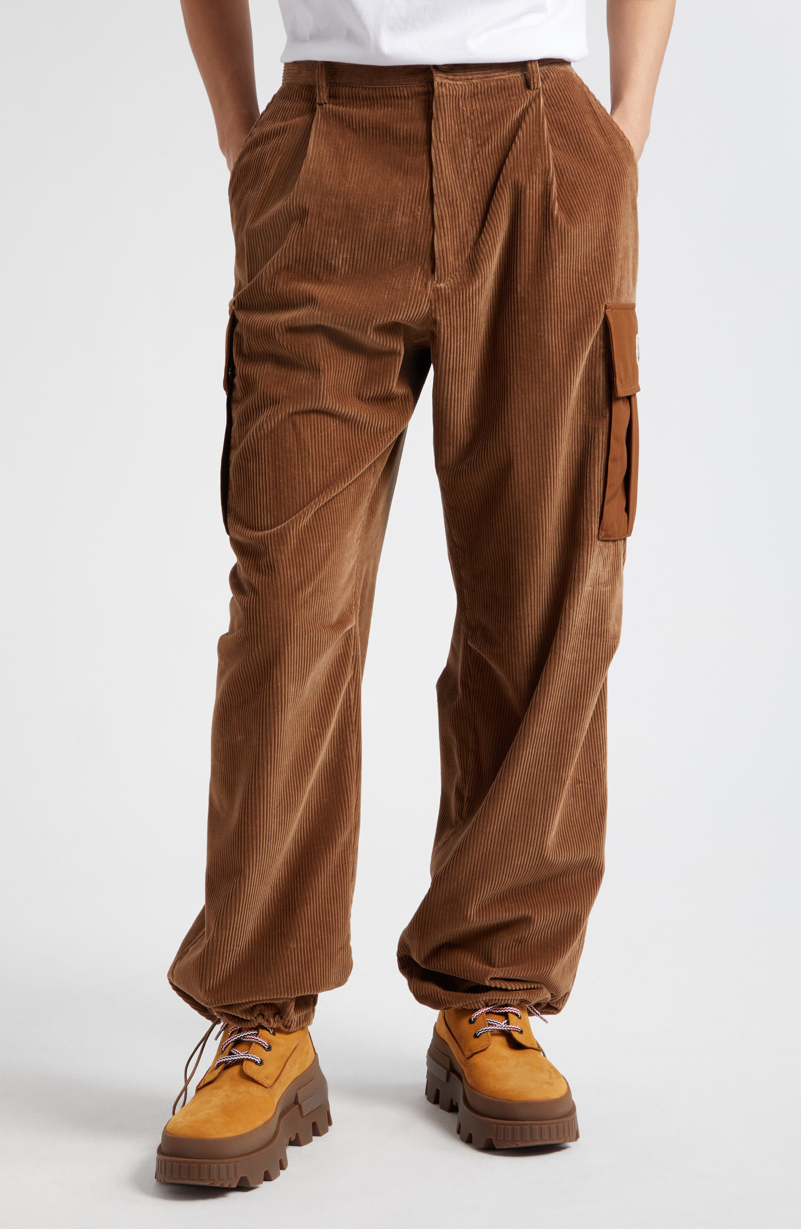 moncler cargo stretch joggers