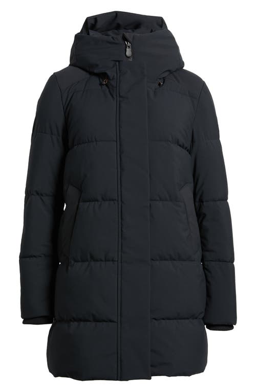 Shop Save The Duck Bethany Waterproof Recycled Polyester Quilted Parka In Black