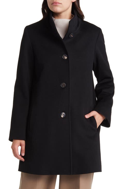 Niuer Women Casual Long Sleeve Overcoats Ladies Mid Length Wool