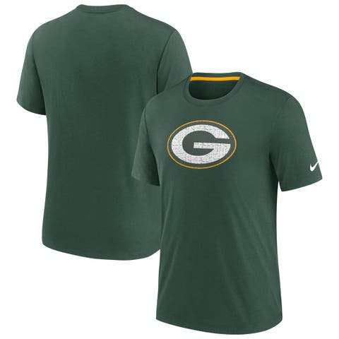 Women's Green Bay Packers Nike Rewind Ringer T-Shirt Large White