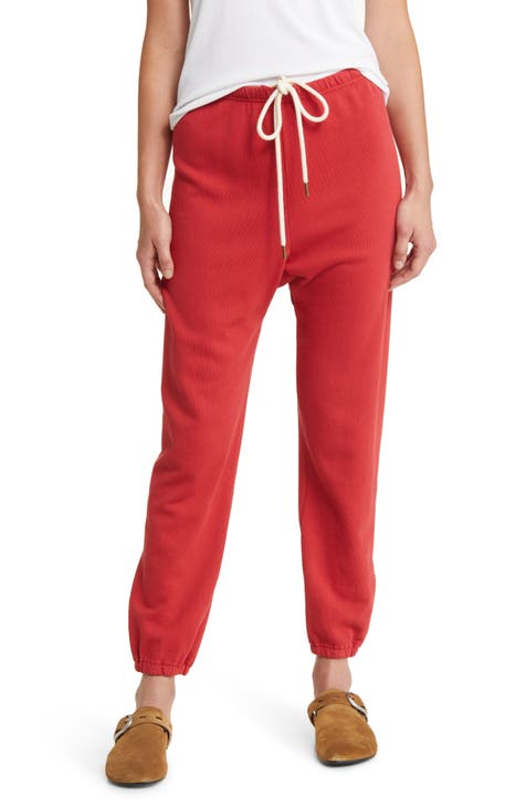Neat Stitched Red Cotton Straight Trouser Capri Pants For Girls  Ladies-Assorted Colors Available